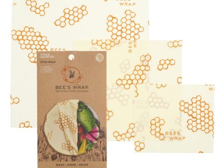 Bee s Wrap: Assorted 3-Pack For Sale