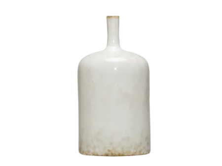 Glazed Stoneware Decorative Vase on Sale