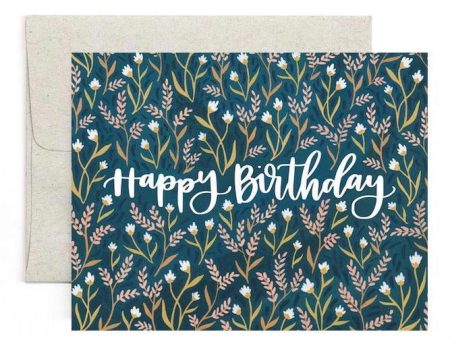 1Canoe2: Floral Birthday Card Online now