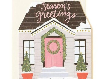 1Canoe2: Holiday House Cutout Card Fashion