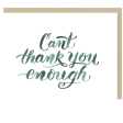 2021 Co. Can t Thank You Enough Card on Sale