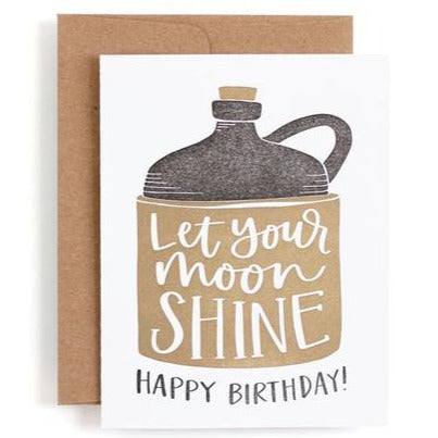 1Canoe2: Moon Shine Birthday Card Supply