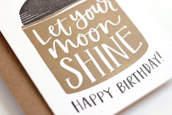 1Canoe2: Moon Shine Birthday Card Supply