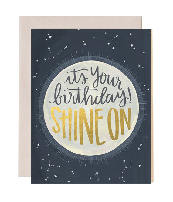 1Canoe2: Shine On Birthday Card Hot on Sale