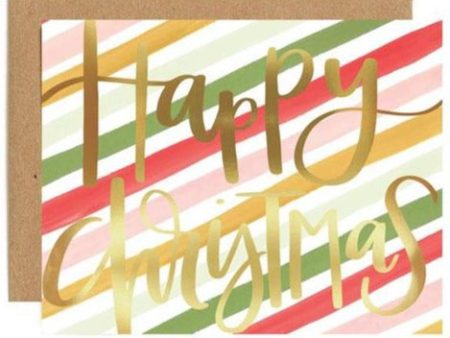 1Canoe2: Christmas Stripes Card For Discount