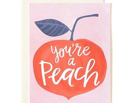 1Canoe2: You re a Peach Greeting Card on Sale