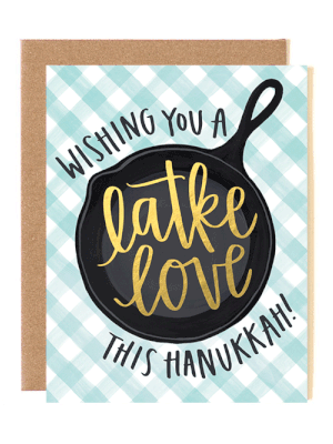 1Canoe2: Latke Love Hanukkah Card For Sale