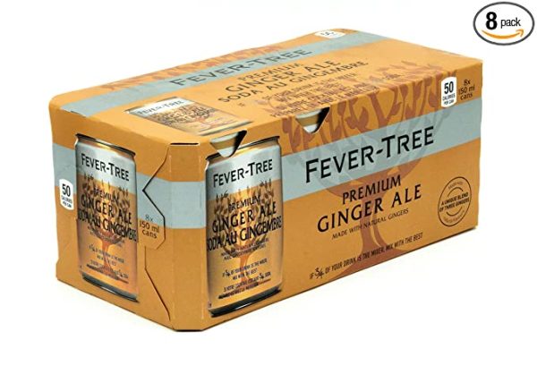 Fever Tree Ginger Ale 8pk Cans For Sale