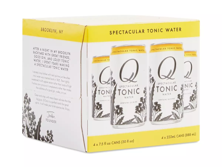 Q Tonic Water - 4pk Cans Fashion