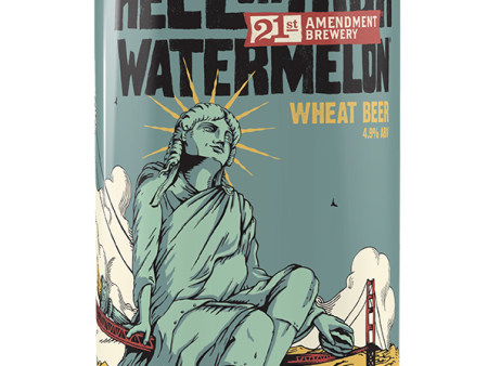 21st Amendment Brewery Hell or High Watermelon 6PK Cans For Discount