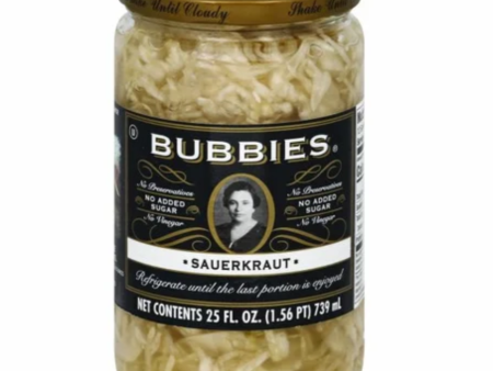 Bubbies Naturally Fermented Sauerkraut Hot on Sale